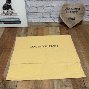 Authentic Louis Vuitton XL Foldover Handbag Storage Dust Bag 24” x 21”